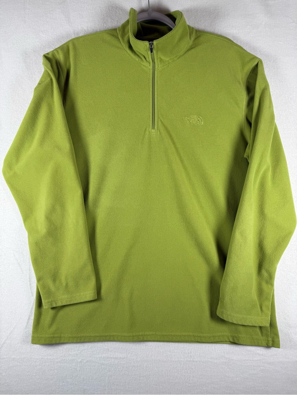 The North Face 3/4 Zip Pullover Fleece Grinch Gren Size XL